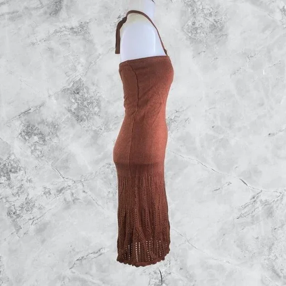 Tularosa Sachi O Ring Midi Skirt in Clay - Picture 5 of 10